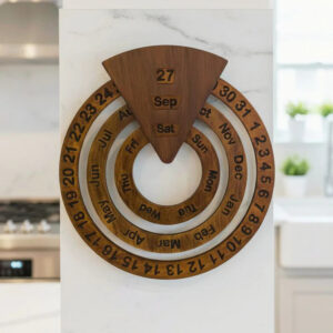 Wooden Perpetual Wall Calendar | Eco Friendly