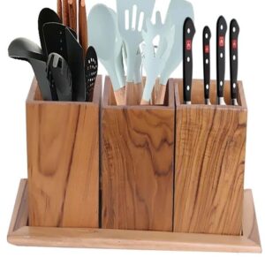 Wooden Kitchen Utensils Holder